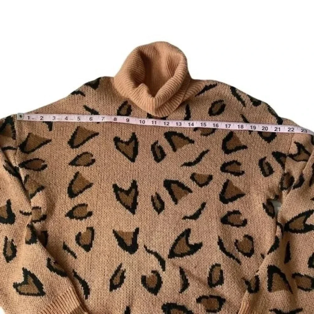 TULAROSA Jungle Sweater in Brown Leopard - Picture 4 of 9